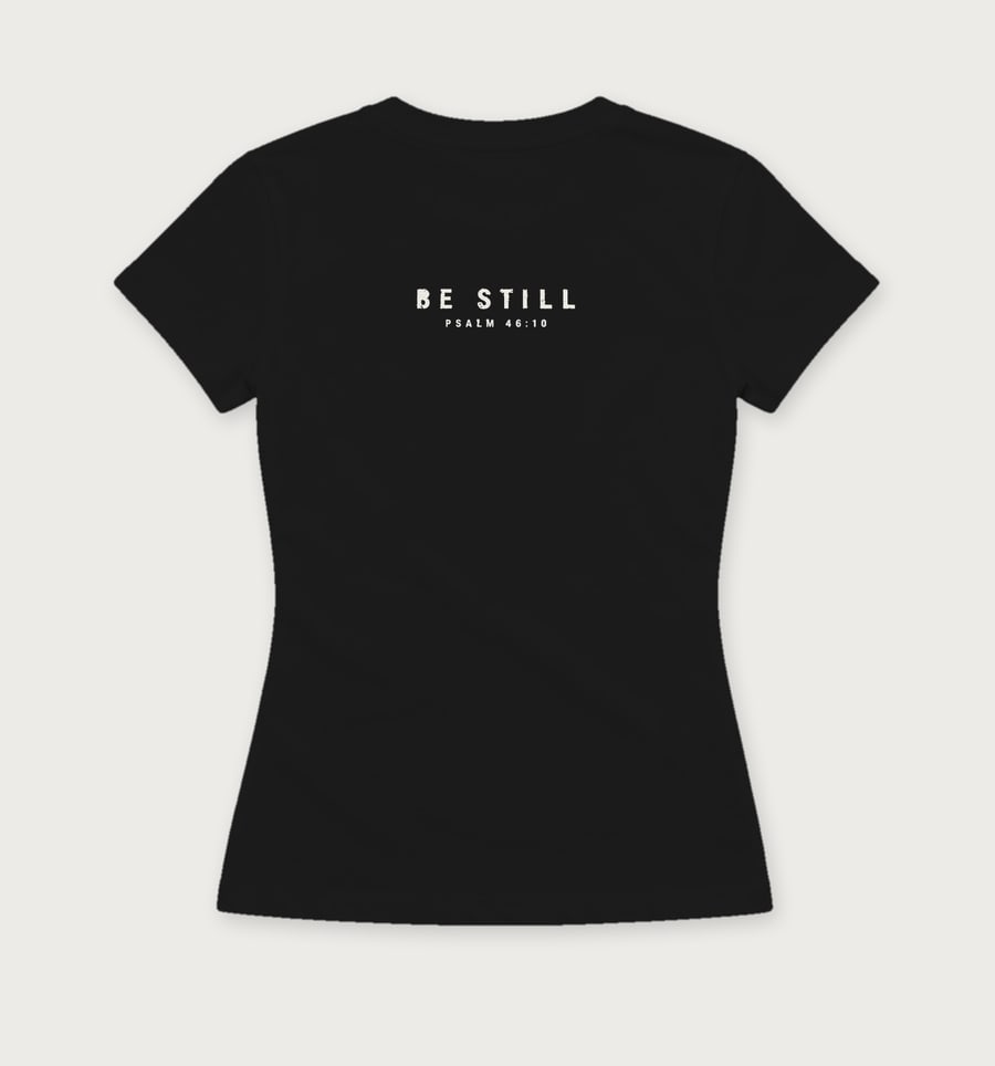 Wees stil in Black, back