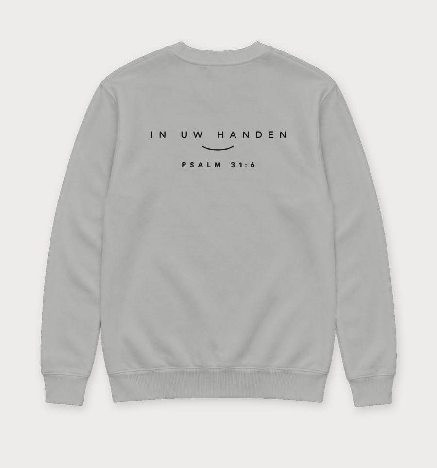 In Uw handen in Heather Grey, back