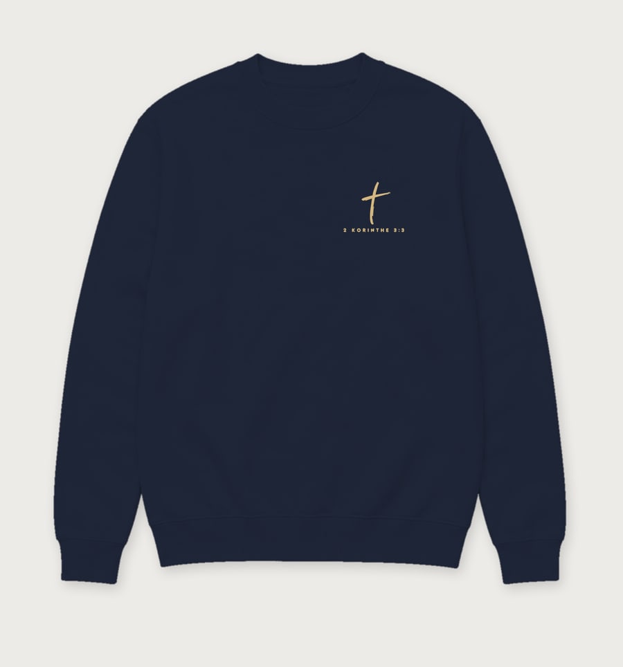 Geschreven in het hart in Navy, product