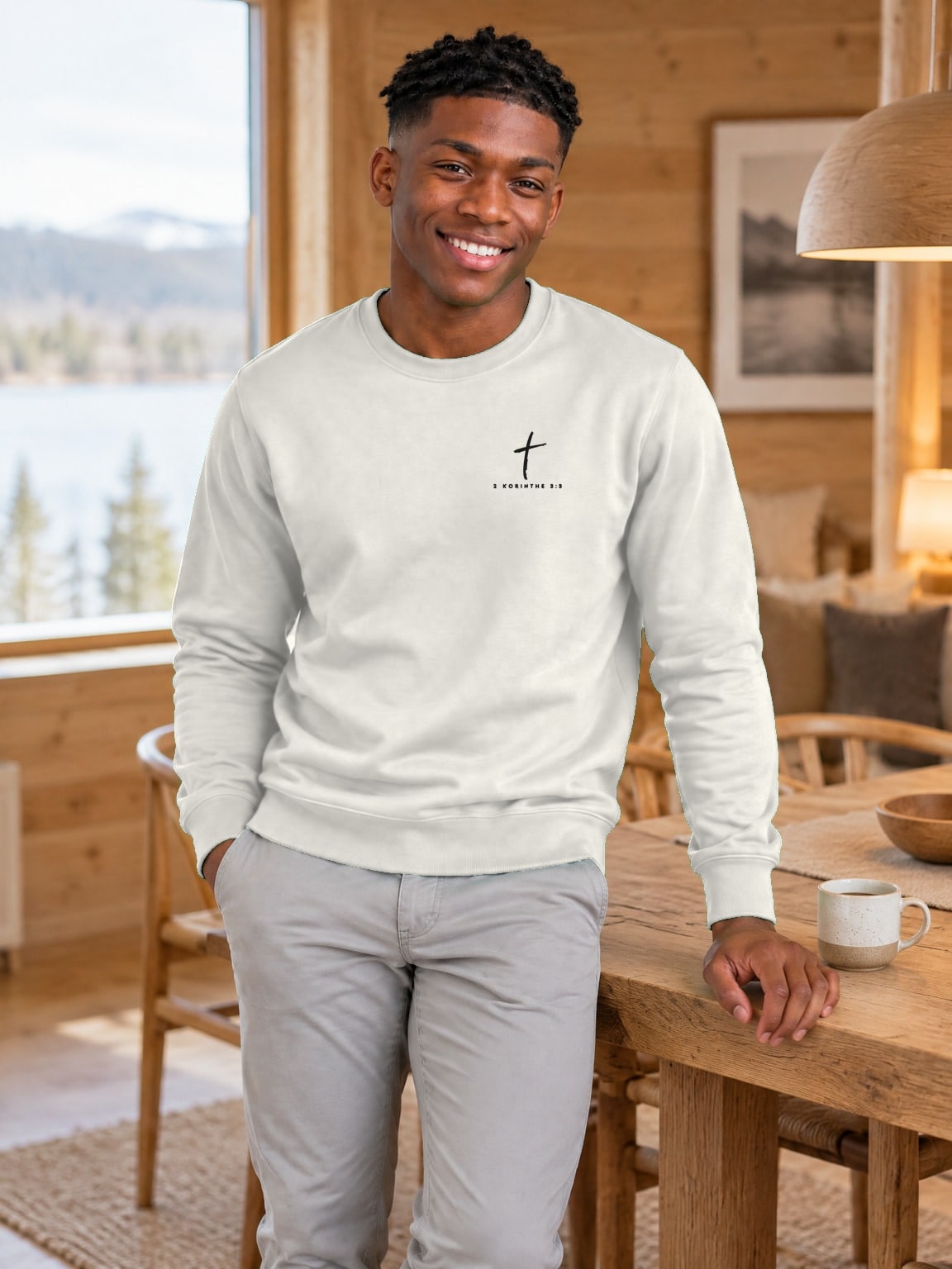Geschreven in het hart in Off White, mood