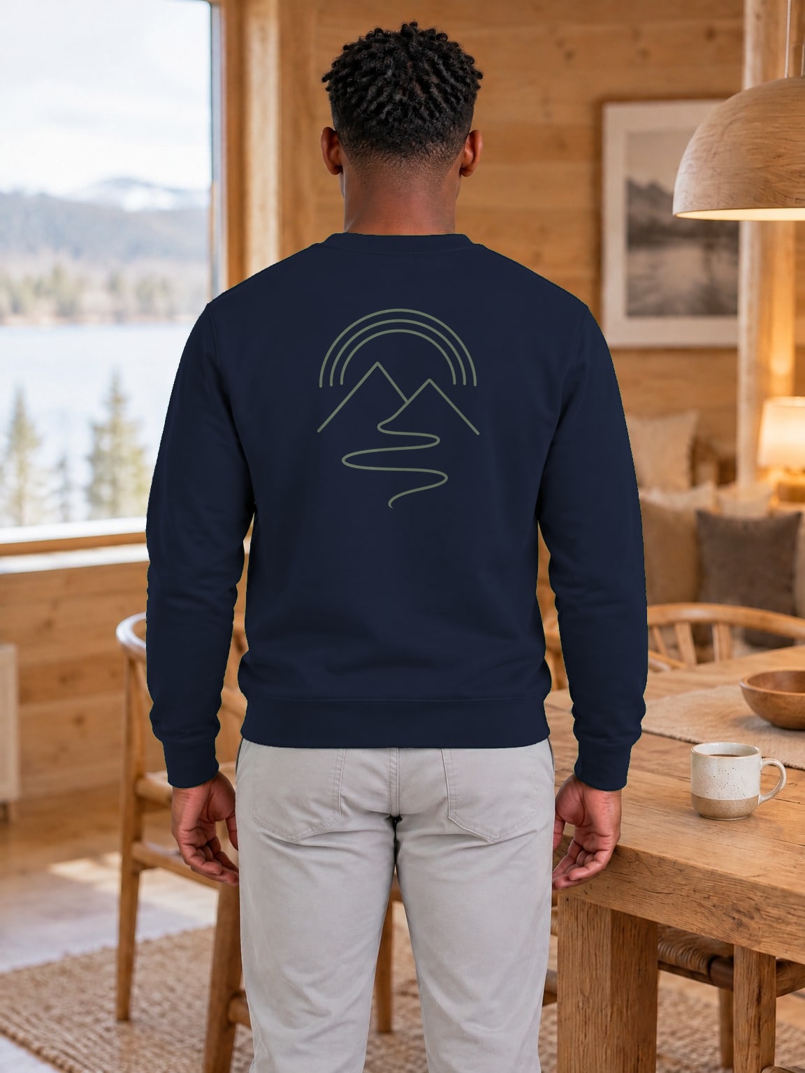 Weg omhoog in Navy, sfeer