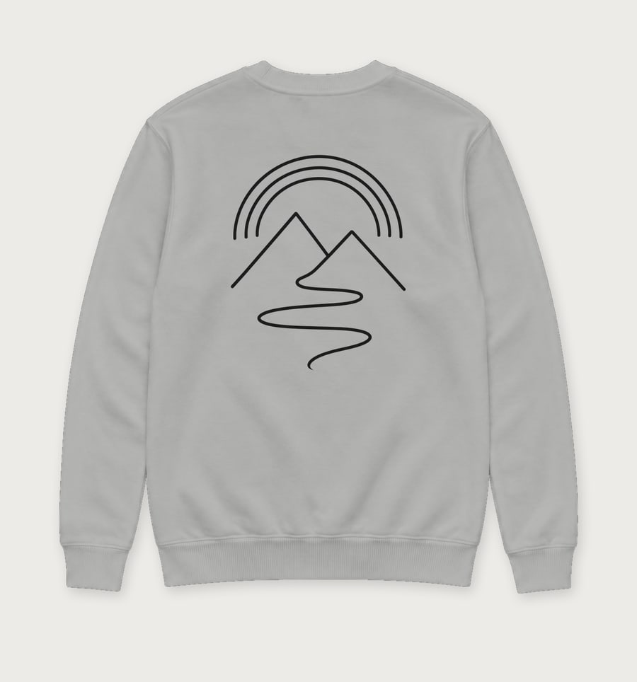 Weg omhoog in Heather Grey, back