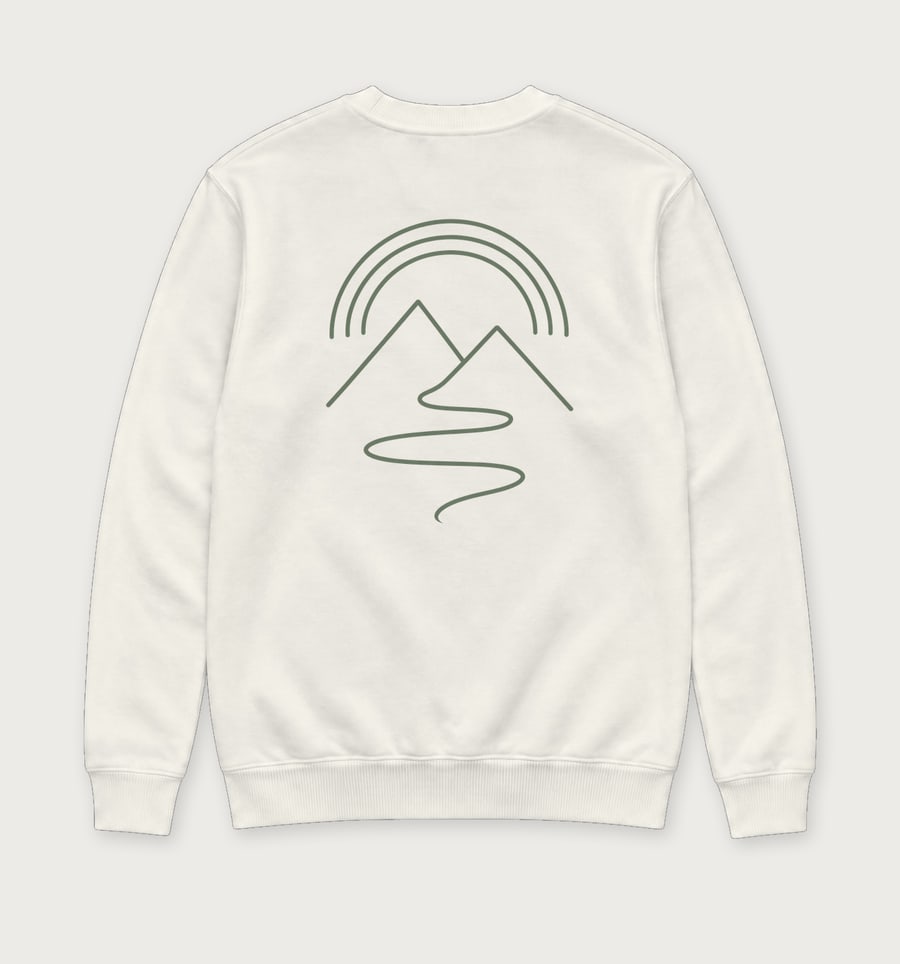 Weg omhoog in Off White, back
