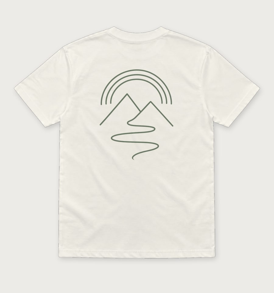 Weg omhoog in Off White, back